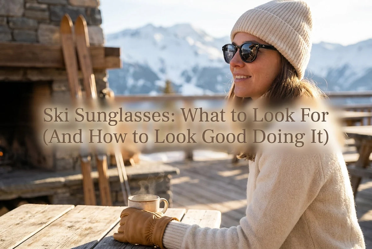 Professional header image for list-based article: Ski Sunglasses: What to Look For (And How to Look Good Do...