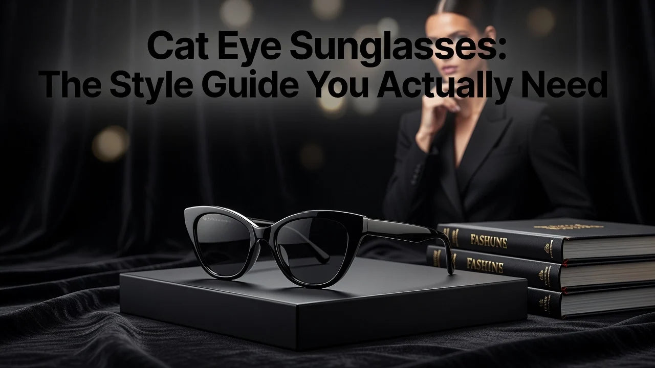 Professional header image for list-based article: Cat Eye Sunglasses: The Style Guide You Actually Need