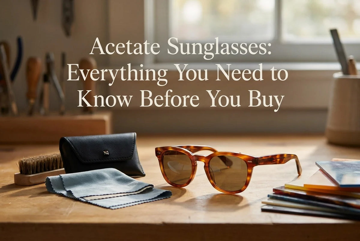 Professional header image for list-based article: Acetate Sunglasses: Everything You Need to Know Before Yo...