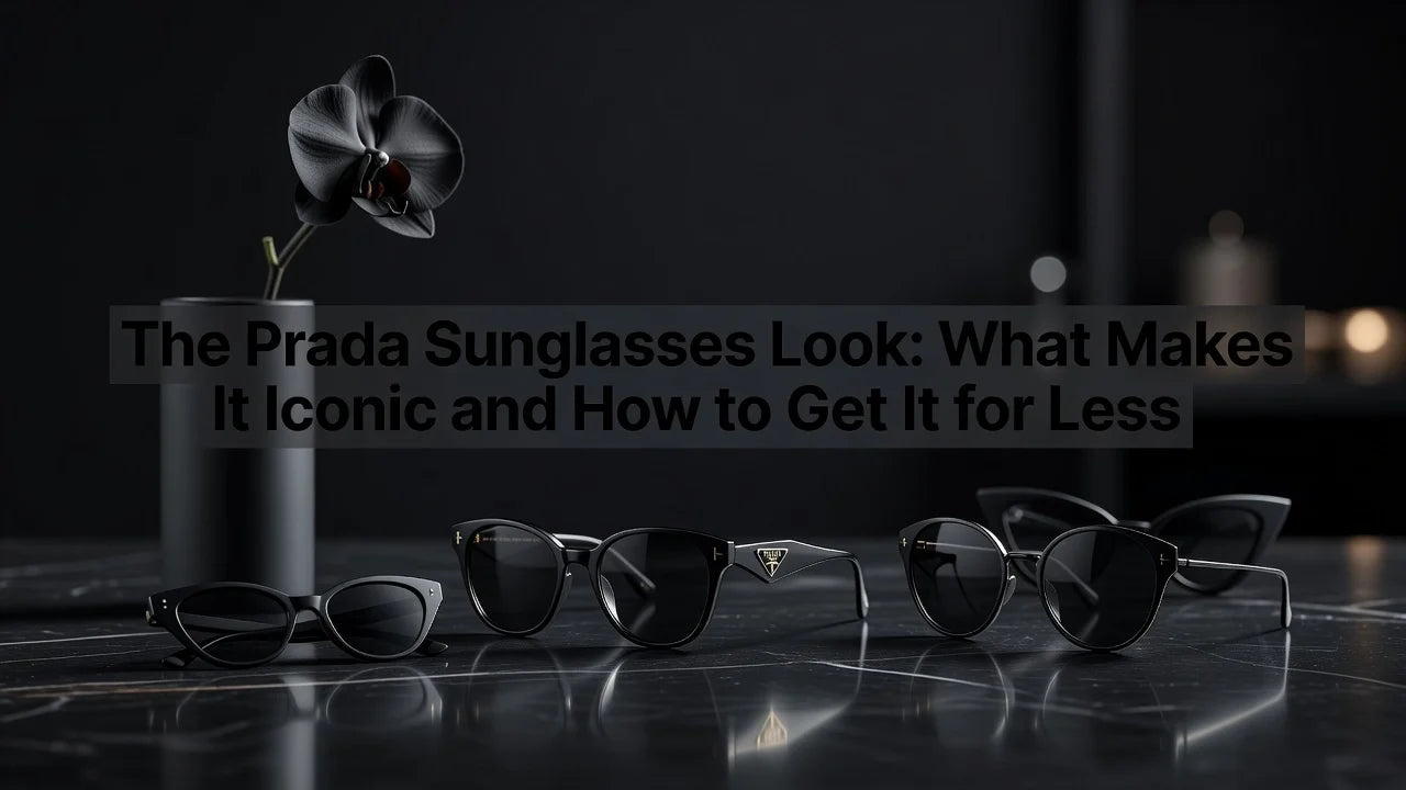 Professional header image for comparison analysis: The Prada Sunglasses Look: What Makes It Iconic and How t...